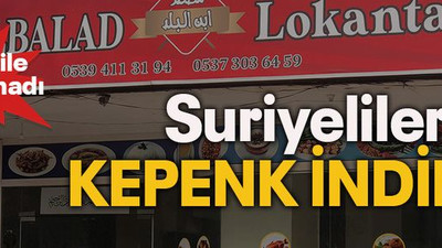 Onlar bile dayanamadı Suriyeliler de kepenk indirdi